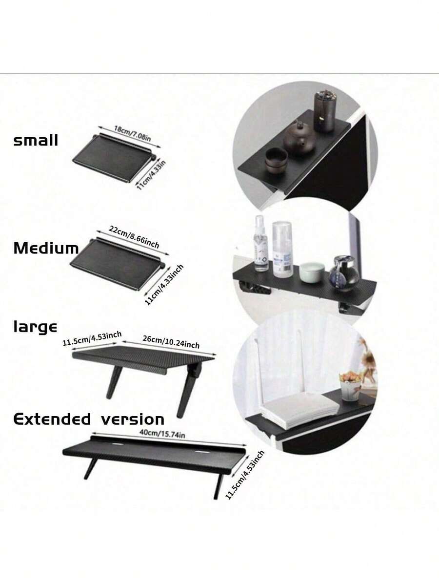 1 Pc/Integrated Adjustable TV Set-Top Box Holder - Cable Management Box, Multifunctional Display Mount For Wall-Mounted TV With Media Box/Router Storage - High-Strength ABS Matte Surface, 2026 Cord Management Solution, New Year Home Office Upgrade, Valentine's Tech Gift, Space Saving TV Accessory - View 1