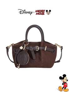 Túi xách thời trang mới Thu/Đông của Disney, túi đeo vai phong cách retro thanh lịch dành cho người đi làm. - Nhiều màu - Xem 4