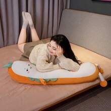 可爱长款牛油果毛绒娃娃睡眠枕头，大号面包造型填充娃娃，抱腿枕，儿童生日礼物，卧室装饰枕 - 長條枕 - 查看 4