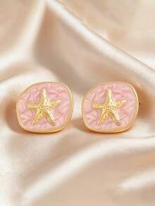 1 Đôi Khuyên Tai Vòng Tròn Bằng Thép Không Gỉ, Thích Hợp Để Đeo Hàng Ngày, Quà Tặng Ngày của Mẹ - tròn - Xem 10