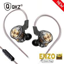 Original QKZ AK6 Pro EDX Pro 1DD 動圈單體 HIFI 低音入耳式監聽耳機，附麥克風 3.5mm AK3 File 運動降噪立體聲耳機 ZST X 雙單體 - 白色 - 查看 18