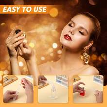 8 piezas Herramientas de recarga de perfume, juegos de transferencia de dispensador de perfume con bomba de recarga de plástico, embudo, cuentagotas suave, pequeños kits de herramientas para botellas de perfume recargables - inicial - Ver 6