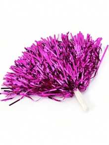 1/2/6pcs Cheerleading Pom Poms, Cheerleading Flower Decor For Dance & Sports - Multicolor - View 3