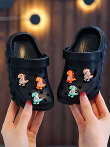 2026 Spring/Summer New Kids Hollow Sandals, Simple Casual Versatile Breathable Slip-On Shoes For Indoor/Outdoor/Beach, Toddler/Little/Big Kids - Multicolor - View 6