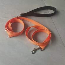 Dual-Point Control Dog Leash, Can Be Used With Anti-Pull Chest Harness & Training Leash, Thick Reflective Traction Rope, Convertible To Single-Point Leash, Suitable For Medium & Large Dogs - Multicolor - View 13