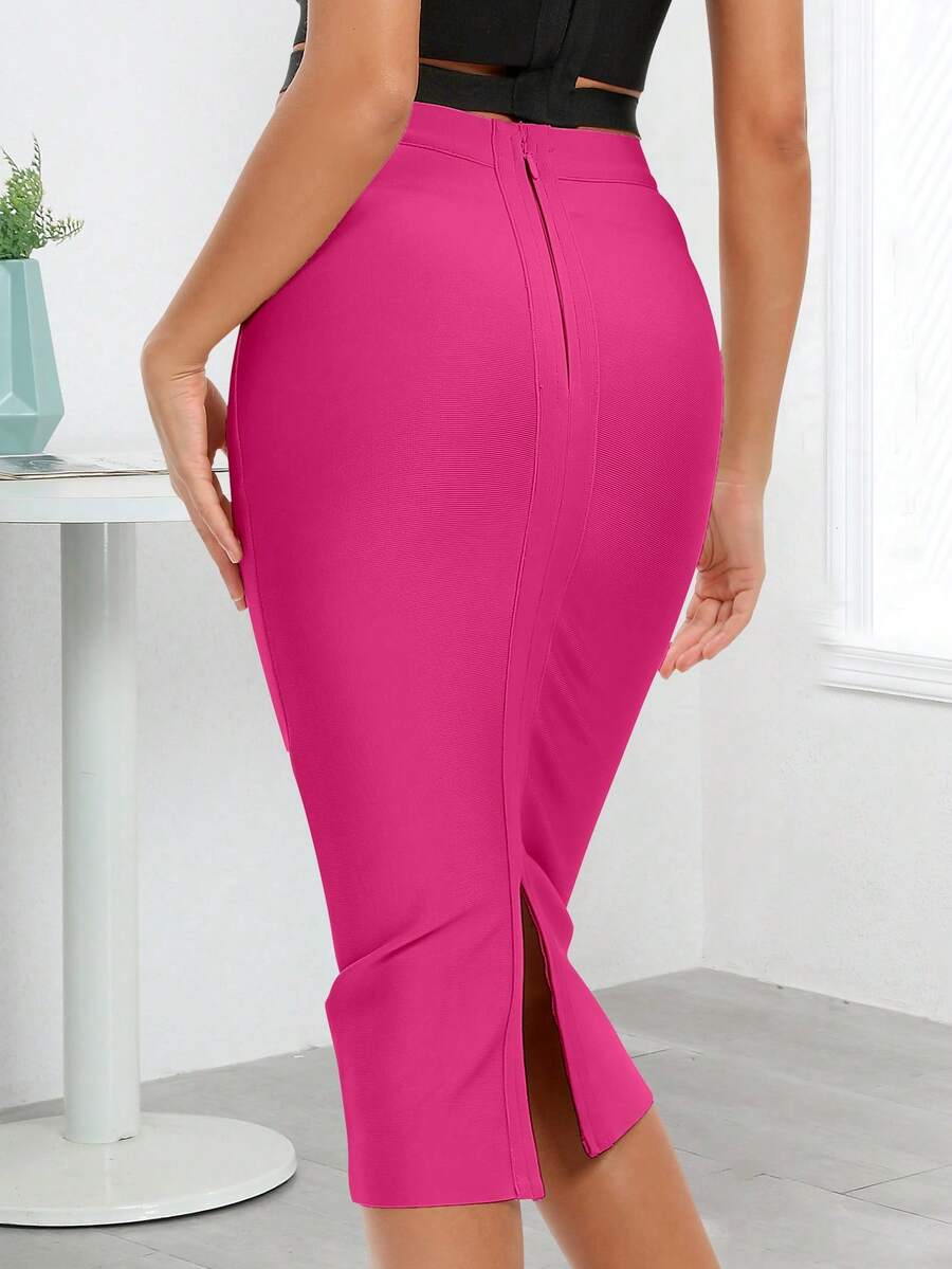 Women's Sexy Backless Long Bodycon Skirt