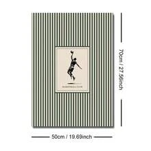 1 Stück gerahmtes/ungerahmtes minimalistisches vintage grün gestreiftes Basketball Wandkunst Poster Vintage Sportmotiv Kinderzimmer Leinwanddruck Jungenzimmer, Spielzimmer, Schlafzimmer, moderne Heimdekoration - A - Übersicht 12