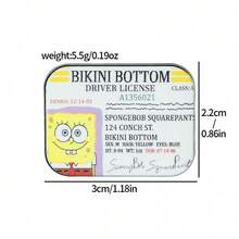 SpongeBob SquarePants 1/3 Chiếc Ghim Cài Áo Hình Hoạt Hình Anime Dễ Thương Hình Quần Vuông, Ghim Gắn Thẻ ID, Ghim Tráng Men, Phụ Kiện Trang Sức Kim Loại, Quà Tặng - Một kích thước - Xem 2