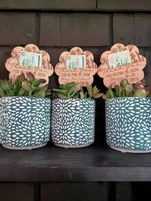 Teacher's Gift Card Holder, Teacher's Plant Label, Teacher's Day, Teacher's Commemorative Gift, Helping Me Grow, Teacher Appreciation Gift - Multicolor - View 6