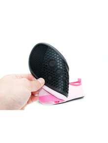 儿童女童水鞋，蓝粉渐变美人鱼鳞片印花，TPR材质，防滑防刮，速干，夏季沙滩水袜，带拉袢，适合水上乐园、海滩度假、泳池派对等游泳活动。 - 彩色 - 查看 6