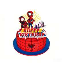 Decorações para festa de aniversário, conjunto para decoração de bolo de aniversário, suprimentos para decoração de bolo de aniversário faça você mesmo em casa - Ver 8