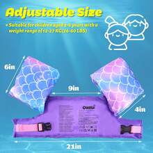 OSHYLE Life Jacket - Neoprene Swimming Jacket Floating Neoprene Life Vest - Màu tím - Xem 3