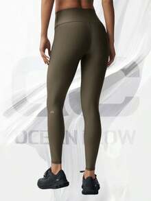 High-Waist Airlift Legging - Olive Tree - View 2