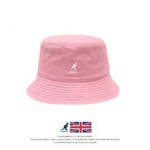 Kangol Kangaroo Hat With Letter Embroidery - A Fishing Hat For Winter With Added Insulation For Sun Protection.This Bucket-Shaped Hat Is Suitable For Both Men And Women And Is A  Brand Product. AEBI - Kiểu khăn tắm - Màu đỏ [Ba nhãn - Chất lượng cao] - Xem 7