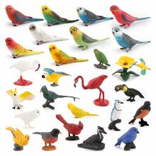 1 pieza Juguete modelo de pájaro loro de simulación - Multicolor - Ver 1