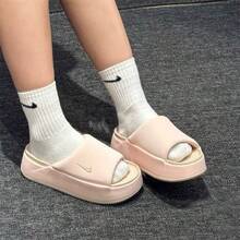 Nike Calm Elevation女士耐磨休閒拖鞋 - 粉色 - 查看 6