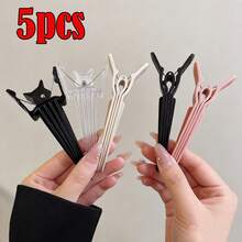 5pcs ABS Hair Root Volumizing Clips - Instant High Bun & Fluffy Hair Styling Tools For All Hair Types - Multicolor - View 2