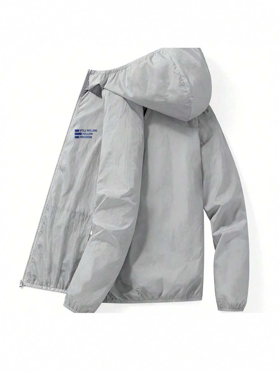 Men Swim Rashguards - Grey - View 1