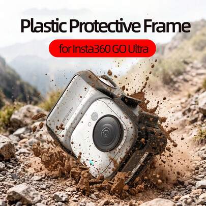 For Insta360 GO Ultra Plastic Protective Cage, Perfect Camera Shooting Accessory For Outdoor Sports, Holiday Travel Campus Photograph And Party, Quick Release Design | Camera Frame Protection | Back-To-School Season Photography Tools | Ideal Gift For GO Ultra Users