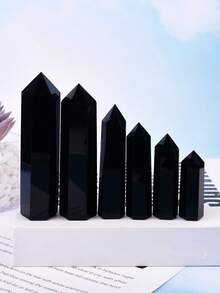 1 viên đá thạch anh vàng tự nhiên Citrine hình lục giác nhọn, dùng làm vật trang sức chữa bệnh. - đá quý - Xem 17