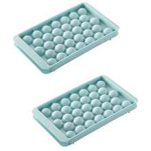 33 Grid Frozen Ice Mold For Household Ice Hockey Ice Box, Homemade Circular Ice Mold - Multicolor - View 8