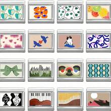 1pc DIY Photo Modular Bracelet, Decorated With Fruit, Animal, Piano Keys, Eyes, Heart Elements, Suitable As Party Gift For Friends/Couples - M294201 M294202 M294203 - View 1