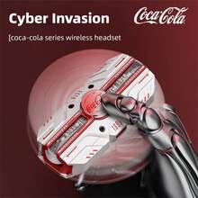 Coca-Cola 可口可乐联名款 T23 无线耳机，带指尖陀螺，入耳式主动降噪耳机，HiFi 音质，超长续航，游戏/音乐双模式 - 查看 8