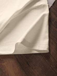 Camiseta de verano para mujer, de manga corta y cuello redondo con estampado de letras, corte holgado, ideal para salidas de verano y uso urbano, unisex. - Blanco - Ver 10