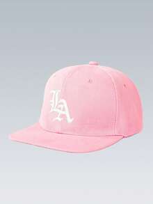 1 chiếc mũ lưỡi trai LA thêu logo, mũ chống nắng ngoài trời có thể điều chỉnh, kiểu dáng thường ngày. - Flat Rock LA - Xem 5