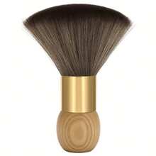 1支天然纤维木质颈刷，专业美发师工具，家用皆宜。 - 木質色 - 查看 13