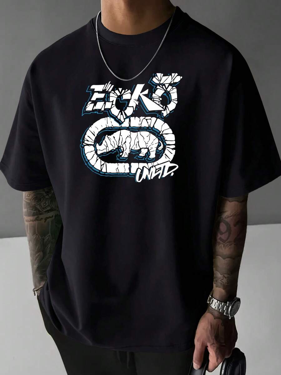 Men Outdoor Tees & Tanks - Black - View 1