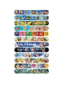 PAW Patrol 48PC/36PC/24PC/12pcs Cartoon Character Pattern Type Bracelet,Suitable For Gift Giving And Party Wear Slap Bracelet - Multicolor - View 2