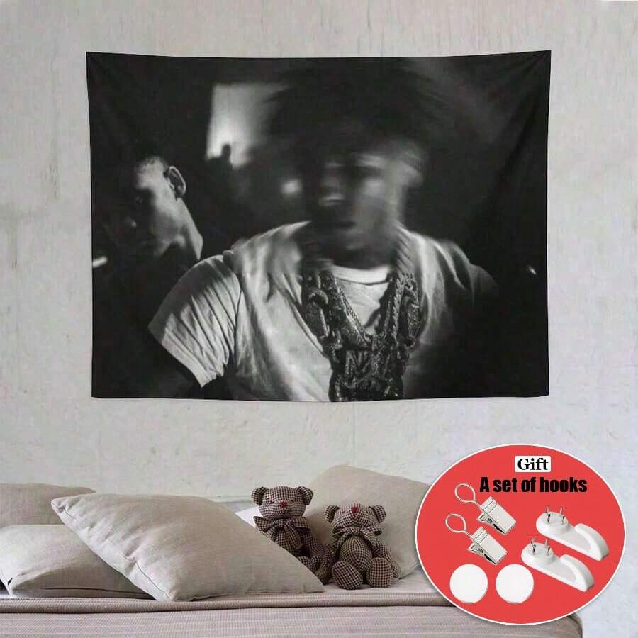 1PC Youngboy Music Never Rapper Broke Again Tapestry Background Cloth Wall Hanging Curtain Wall Decoration Bathroom Poster, Background Cloth, Decorative Fabric Wall Decoration Tapestry Room Decoration, Tapestry Decor, Suitable For Birthday, Wedding, Party, Home Decor, Bedroom Decoration, Room Decor Flag, Wedding Room Decor, Christmas, Halloween, Thanksgiving Day, Easter Day, Back To School Season, Mother's Day, Father's Day Or Valentine's Day Gifts Housewarming, Tea Room, Bedroom, Living Room, College Dorm Room, Bedroom Wall Decoration, Elegant, Great For Graduation, Banner Flag, School Decor, Campus Surprise, Dorm Decoration, Back To School Home Decor, Study Supplies