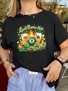Women T-Shirts - Black - View 1