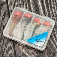 4pcs Shrimp Fishing Lure Kit -Exceptional Artificial Baits With Lure Box, Amazing Fishing Gift For Angler - Multicolor - View 12