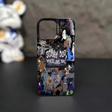 Personajes de , misterio marrón y negro.funda de teléfono Fundas compatibles con ,Apple,VIVO,OPPO,,, y Honor.Fabricadas en silicona TPU,ofrecen protección contra golpes y caídas. - Negro - Ver 2