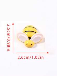 10pcs Flower, Bee, Ladybug Fridge Magnets, Cute Decorative Magnets, Personalized Refrigerator Stickers Suitable For Kitchen, Office, Whiteboard, Storage Cabinet, Dishwasher, Kitchen Decor, Home Decor, Holiday Gift, Party Favor - Multicolor - View 12