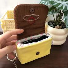 Bolsa de cámara vintage japonesa original tipo pudín - Bolsa de cámara esponjosa retro, CCD, bolsa de cámara compacta, linda y cómoda, estilo dulce que también se puede usar como monedero y portacartas, bolsa de cámara kawaii - pudín - Ver 4