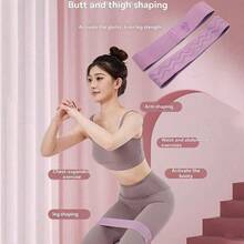 Faixas Elásticas Multifuncionais Portáteis Antiderrapantes de Alta Elasticidade para Yoga e Fitness, com Símbolo de Energia, para Levantar Glúteos e Modelar a Cintura, Afinar as Pernas e Controlar o Abdômen, Ideais para Yoga, Pilates, Fitness e Treinos em Casa. Auxiliam na Perda de Peso e são Equipamentos Esportivos para Treinamento de Força. - Multicolorido 2 - Ver 4