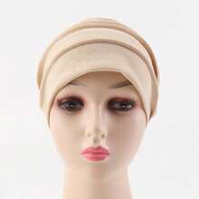 1 chiếc băng đô co giãn cho nữ, khăn trùm đầu mềm mại, mũ cho người hóa trị, mùa hè, đi biển. - A - Xem 6