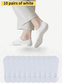 5/10/15/20 Paar Unisex unsichtbare Socken, Herren unsichtbare Socken, lässige Damen Kurzsocken, dünne Knöchelsocken, rutschfeste Damen Kurzsocken, Mädchen Bootssocken, bequeme atmungsaktive Kurzsocken, Damen Bootssocken, Sommersocken, geeignet für Zuhause und Reisen Einwegsocken, Sommerkleidung Größe leicht klein, Studenten Kurz Bootssocken, Schwarz Weiß Grau Herren Bootssocken - Verschiedenfarbig - Übersicht 9