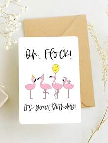 4 piezas Tarjetas de cumpleaños adorables con diseños de animales y comida con juegos de palabras, diseños lindos e hilarantes para mejores amigos, en blanco en el interior - Ver 6