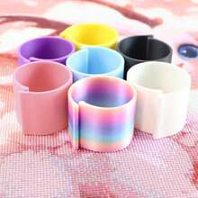 1pc Diamond Painting Scroll Storage Rack - Space-Saving, Durable Plastic Craft Organizer - Multicolor - View 5