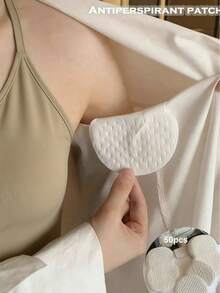 10片装男女通用吸汗垫，隐形防汗护垫，衬衫领口保护垫，一次性腋下吸汗垫/贴片，运动、徒步、舞蹈、夏季、美容、旅行、度假、露营必备 - 彩色 - 查看 4