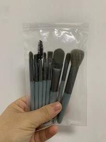 Bộ cọ trang điểm mini 8 món, bao gồm 8 cọ tán phấn mắt, cọ đánh phấn má hồng và cọ môi, bộ dụng cụ trang điểm, bộ cọ trang điểm, bộ cọ trang điểm, bộ dụng cụ trang điểm đầy đủ, bộ cọ trang điểm, bộ dụng cụ trang điểm đầy đủ, bộ cọ trang điểm, hộp quà tặng trang điểm - Nhiều màu - Xem 9