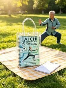 28-Day Tai Chi Walking Weight Loss Plan For Seniors, Chair-Assisted Walking, Joint-Friendly Low-Intensity Exercise, Balance Training Program - View 1