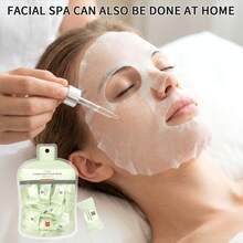 RAFA MONKIDS 30/60pcs Disposable Compressed Face Mask Sheets, Closely Fitting Soft Texture, No Cotton Residue, Ultra-Thin Flat Surface, Evenly Distributed Moisture, Strong Hydrophilicity, Effectively Helps Essence Penetrate Skin, Suitable For Deep Facial Repair And Moisturizing, DIY Personal SPA - View 4