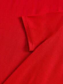 May 5th Day Casual T-Shirt 100% Cotton Women's Summer Top. On Fridays We Wear Red Shirts, We Wear Red To Remember Everyone's Deployment. American Flag American Veterans T-Shirt, American Flag T-Shirt 180g Breathable Cotton Tee, All Match - (紅色) - 查看 5