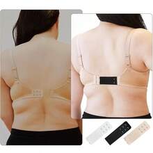 3pcs White, Apricot, Black Bra Extender, Elastic Three-Row Three-Hook Bra Back Extension, Soft Bra Accessories, Various Colors, Comfortable Fit, Multiple Matching, Halloween, Christmas, Holiday, Mother's Day - 3pcs - View 6