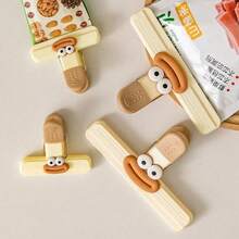 Creative Face Bag Sealing Clip Food Snack Clip Kitchen Tools Decorative Small Clip Refrigerator Plastic Food Bag Storage - Multicolor - View 7